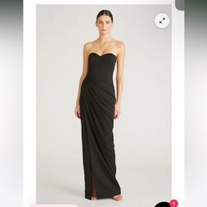 NWT ML MONIQUE LHUILLIER - TALIA STRAPLESS LONG DRESS